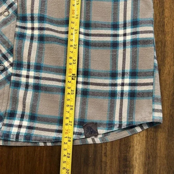 L.L. Bean Plaid Katahdin Performance Wool Blend Flannel Button Down Shirt Small - Picture 6 of 7